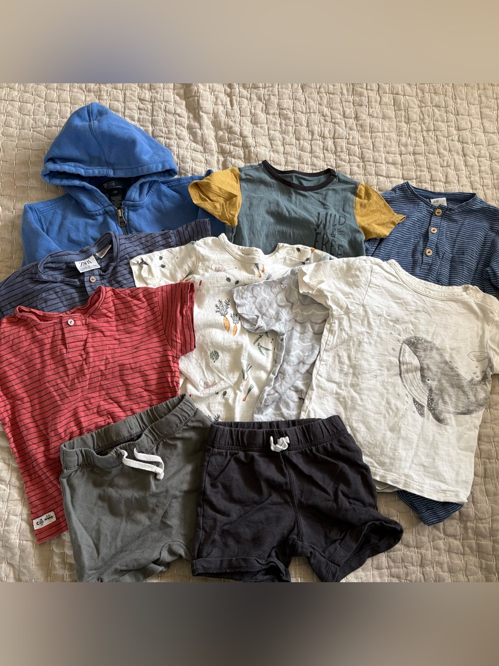 Baby Boy Summer Bundle of 10 items 12-18 months Polo Ralph Lauren, Zara, Rags
